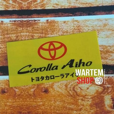 Jual Stiker Corolla Aihoquality Control Tempel Dalam Di Lapak Wartem