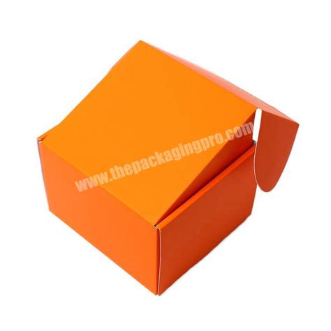 Factory High Quality Fsc Certificate Custom Printed Orange Corrugated