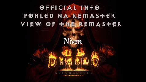 Diablo Ii Resurrected Official Info A Pohled Na Remaster And A View Of The Remaster Youtube