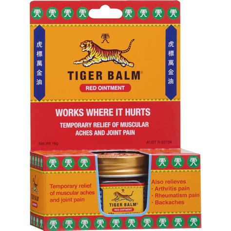 Tiger Balm Red Extra Strength G Woolworths