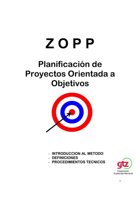 Metodologia Zopp Gtz Pdf