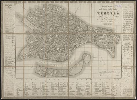 Nuova pianta della cittá e porto franco di Venezia Norman B