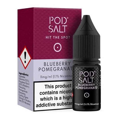 Buy Pod Salt Blueberry Pomegranate Eliquid Official Stockist Vapour Uk