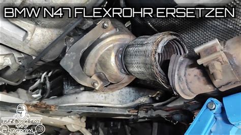 Bmw E E N Defektes Flexrohr Ersetzen Dpf Ausbauen Flex Pipe