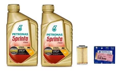 Kit Filtro Aceite Bajaj Dominar Petronas Gb Motos