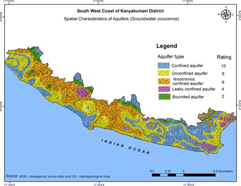 Aquifer types represent spatial characteristics of groundwater occurrence | Download Scientific ...