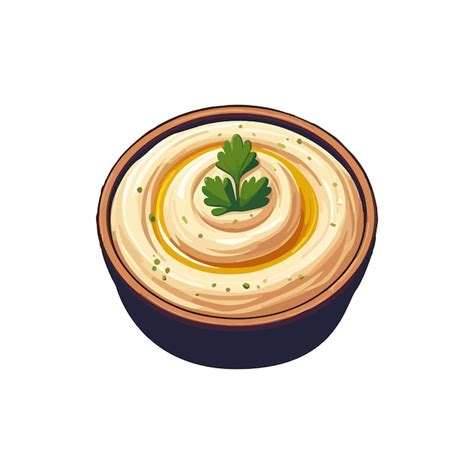 Premium Vector | Hummus ai generated image