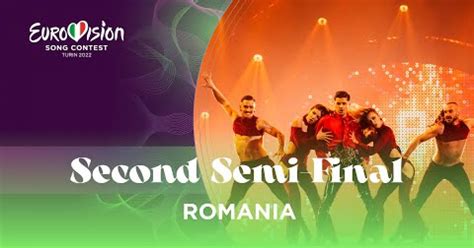 Wrs Llámame Live Romania 🇷🇴 Second Semi Final Eurovision 2022