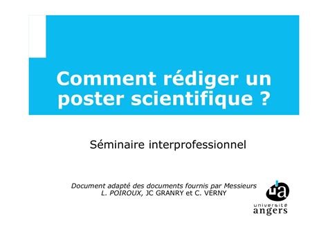 Poster Scientifique Powerpoint