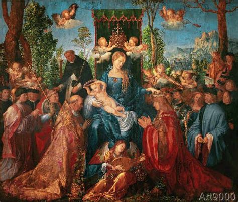 Albrecht D Rer Rose Garland Festival Albrecht Durer Albrecht D Rer