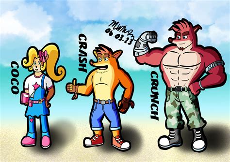 Crash Bandicoot Drawings