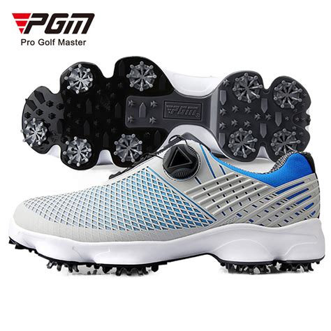 Pgm Xz106 Mens Luxury Golf Shoes Sneaker Waterproof Auto Lacing Golf S Pgm Golf