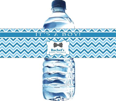 Add A Cute Flair To Your Baby Shower With These Personalized Water B