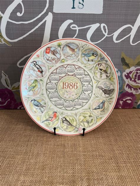 A Wedgwood Collector Plate Called Garden Birds From The Etsy