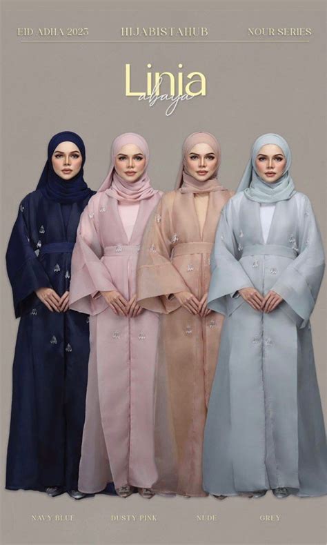 HIJABISTAHUB LINIA ABAYA EID ADHA COLLECTION Women S Fashion