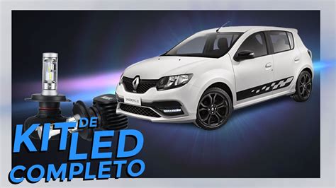 Kit De Led Completo Ultraleds Renault Sandero Youtube