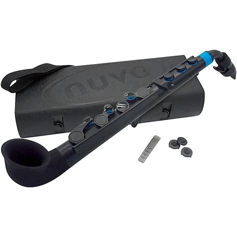 Nuvo jSax 2.0 Plastic Saxophone Black/Blue | Guitar Center