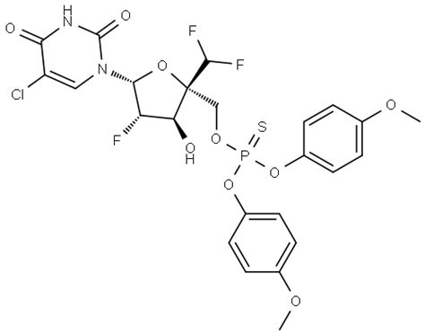 1 5 O Bis 4 Methoxyphenoxy Phosphinothioyl 2 Deoxy 4 C