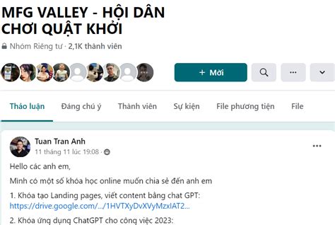 Share một số khóa học online cho mn tham khảo Mr Tuan Tran Anh MFG