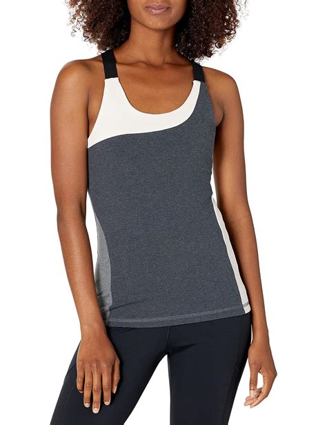 Satva Organic Cotton Tank Top Camisole With Built In Shelf Bra For Yoga