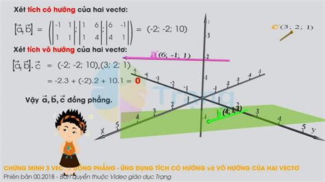 Chứng Minh 3 Vecto đồng Phẳng Ứng Dụng Tích Có Hướng Và Vô Hướng Của