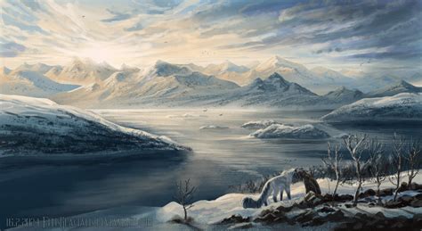 Winter Fjordlands - sunlight by FelisGlacialis on DeviantArt