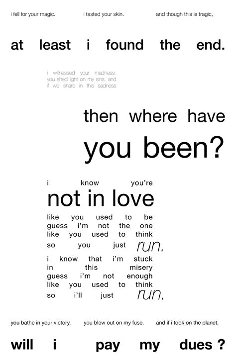 Joji - Run Lyrics Typography Poster