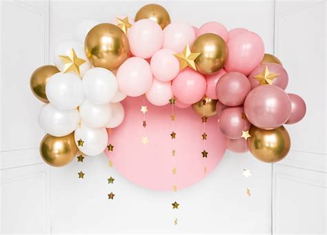 Arche Ballons Rose Et Or La Boite Drag Es