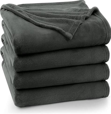 Amazon Utopia Bedding Fleece Blanket Twin Size Grey Lightweight