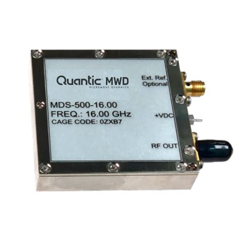 70 MHz to 16 GHz Frequency Synthesizer (MDS-500) | Products | Quantic MWD