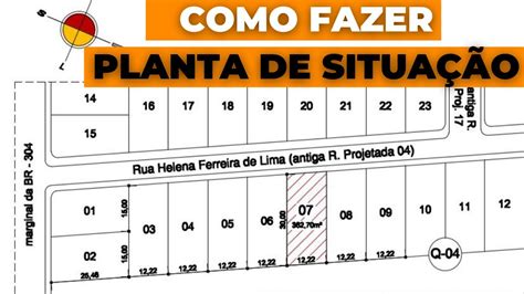 Como Fazer Planta de Situação YouTube