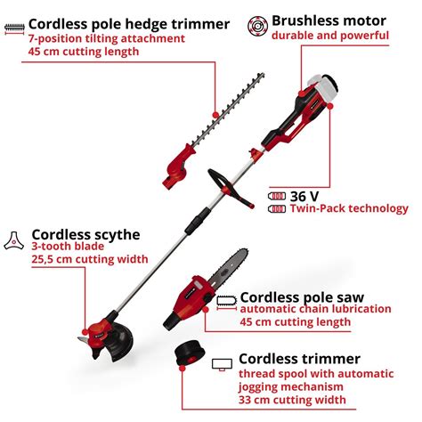 Einhell Ge Lm In Li Solo Twin V Power X Change Brushless High