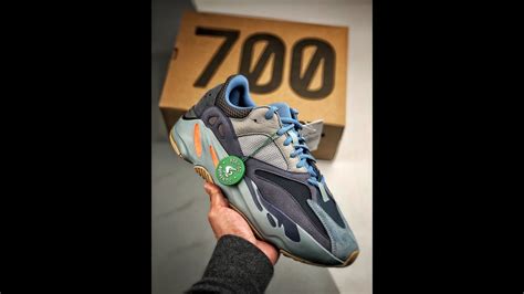 Adidas Yeezy Boost 700 Carbon Blue Sneakers Youtube