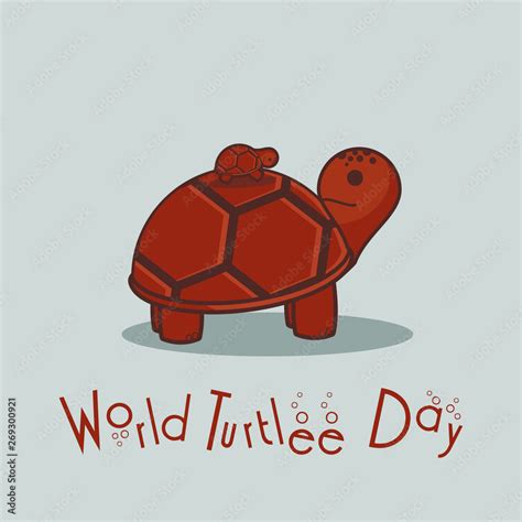 Vector For World Turtle Day Stock Vector Adobe Stock