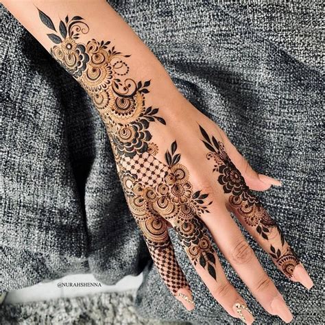 Stylish Mehndi Design On Instagram Elegant Henna Designs Nurahshenna