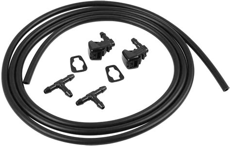 Front Windshield Washer Nozzles Hose Kit For Jeep Grand Cherokee