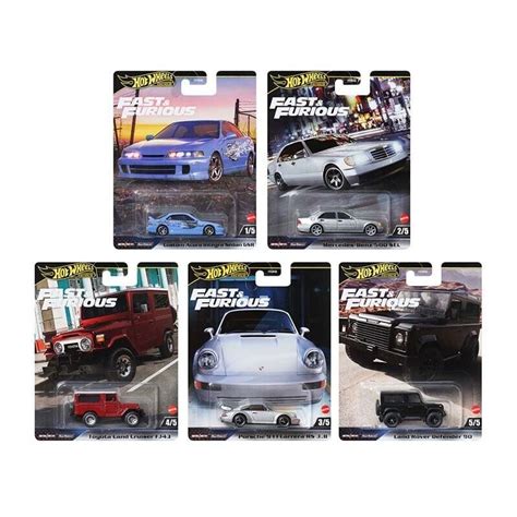 Hot Wheels Set X5 Fast Furious 2024 Mix 3 Playmaniac