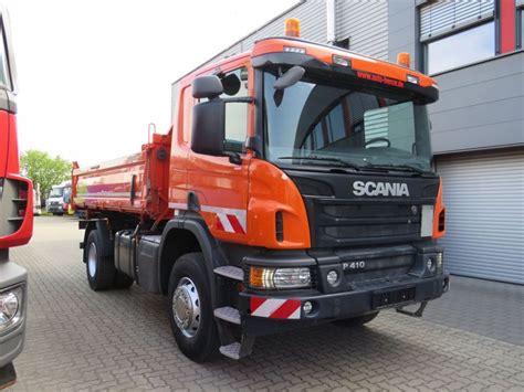 Scania P 410 4x2 2 Achs Kipper Meiller Bordmatik Wywrotka Truck1 ID