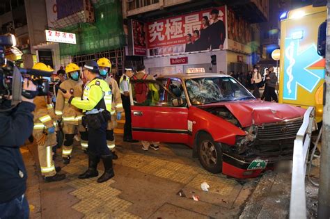 的士旺角撞過路男失控再撞欄 1014 20231120 港聞 即時新聞 明報新聞網