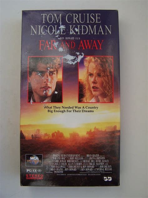 Far And Away Vhs Video Tape Tom Cruise Nicole Kidman