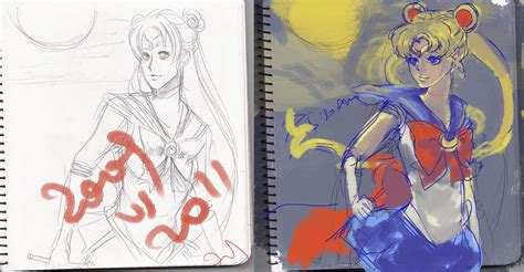 Sailor Moon Comparison By Apries On Deviantart