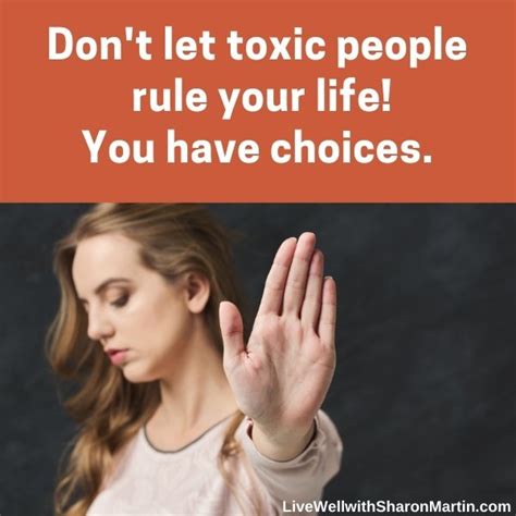 How To Set Boundaries With Toxic People Live Well With Sharon Martin