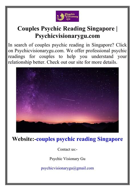 Ppt Couples Psychic Reading Singapore