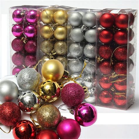 Lovely Pcs Cm Modern Christmas Tree Ball Baubles Xmas Party Wedding