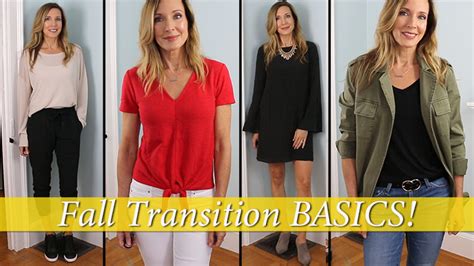 Transition Outfits ~ Basics To Transition From Summer To Fall