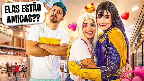 A Batgirl E A Arlequina Viraram Amigas Youtube