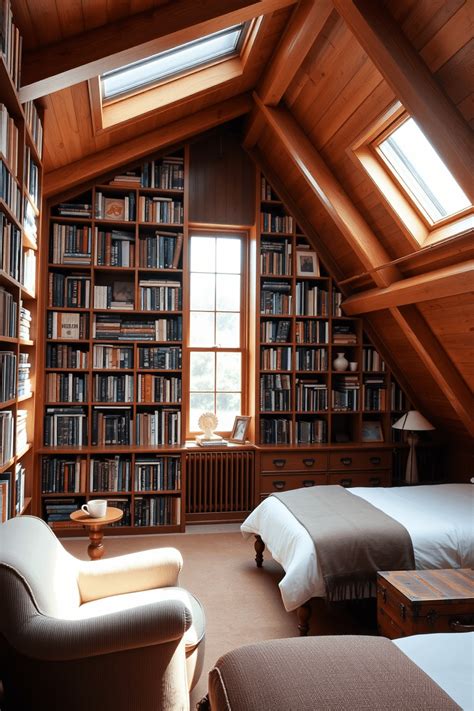 wooden attic room design ideas   cozy  stylish space