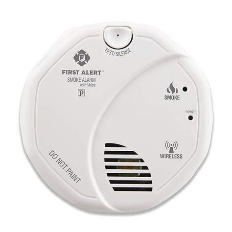 First Alert Sa Cn St Interconnected Wireless Smoke Alarm With Voice