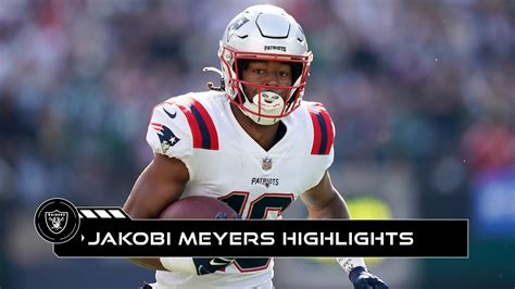 Wr Jakobi Meyers Top Career Plays Highlights 2023 Nfl Free Agency