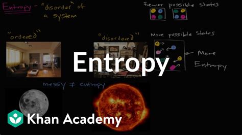 Introduction To Entropy Energy And Enzymes Biology Khan Academy